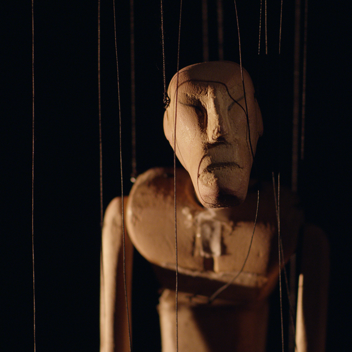 "Hunger", Basil Twist’s Stickman puppet.